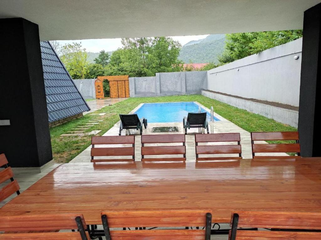 Qafqaz Wood Chalet Габала Экстерьер фото